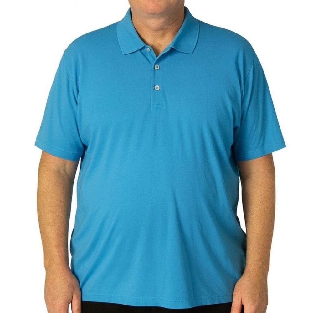 Maelreg Performance Polo Golf‎ Shirt Men's Large Blue Golf Athletic Training